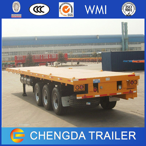 3 Axle 40feet Container Trailer for Container Transport, Trailer Chassis for Sale Chengda Brand 