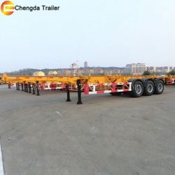 Skeletal Semi Trailer, Container Transportation Skeleton Trailer