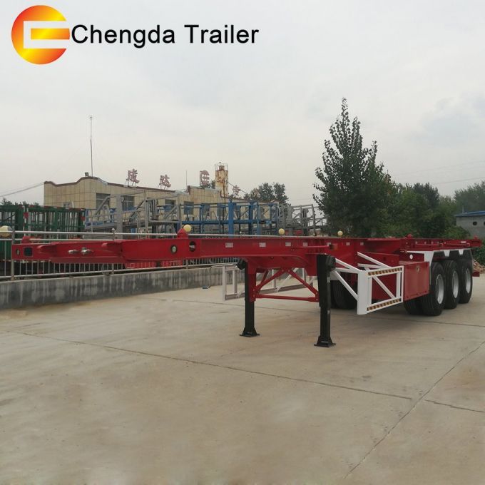 Utility 20FT 40FT Skeleton Container Chassis Semi Trailer 