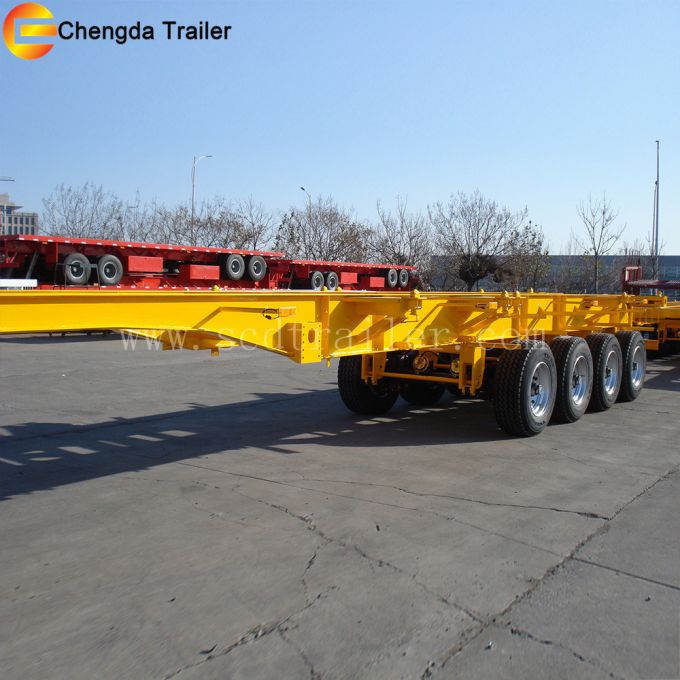 Container Chassis Skeletal Trailer with Factory Wholesale Prices Images 1