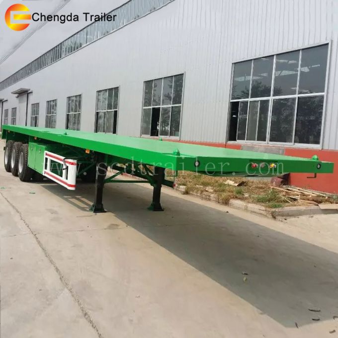 Bottom Price 3 Axles Skeleton Semi Trailer 