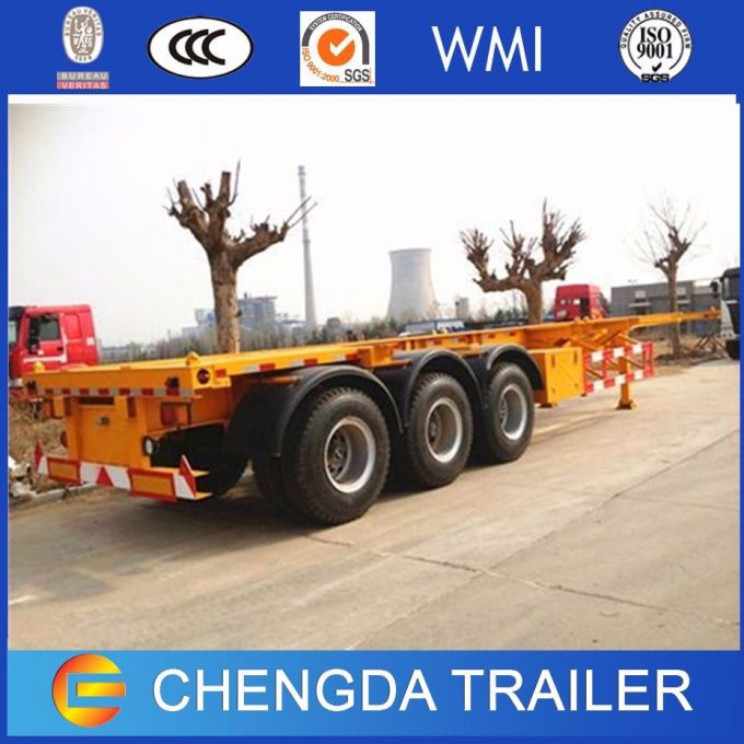 Chengda Brand 3 Axle 40feet Skeletal Container Chassis Hot Sale 