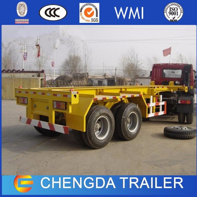 2 Axles Skeleton 40ft Container Chassis For Sale Images 1