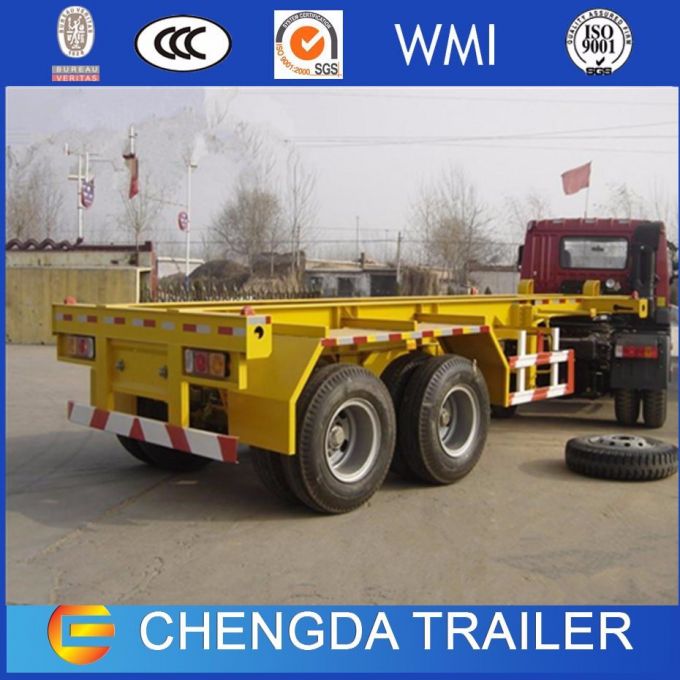 2 Axles Skeleton 40ft Container Chassis For Sale 