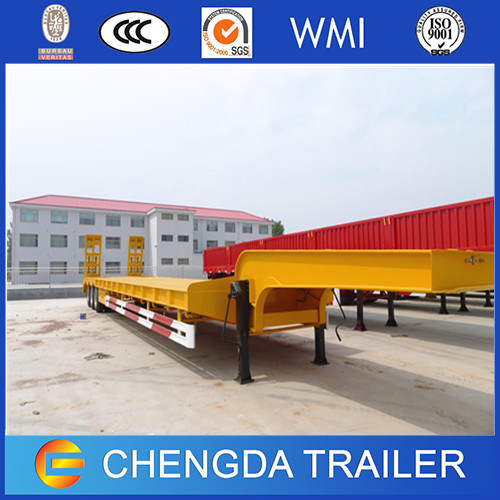 3 Axles 60ton Lowboy Semi Trailers From China 
