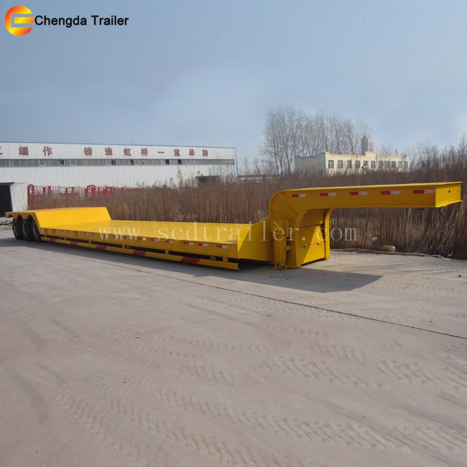 60 Ton 40 Ton Low Loading Semi Trailer Hot Sale Images 1