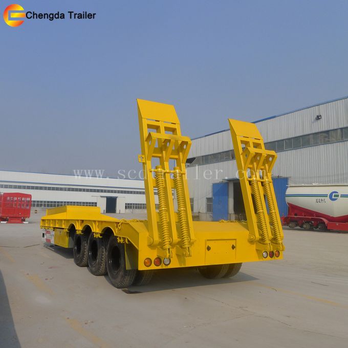 3 Axles 60ton Excavator Trailer Images 1