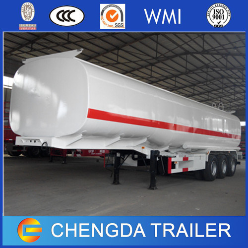 Chinese Tri Axles 42000L Oil Fuel Tank Trailer for Sale Images 1