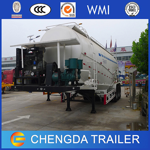 60tons 3axles Bulk Powder Tanker Trailer 50cbm for Africa 