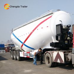 3 Axles 30cbm 40cbm Bulk Cement Bulker Tanker Semi Trailer
