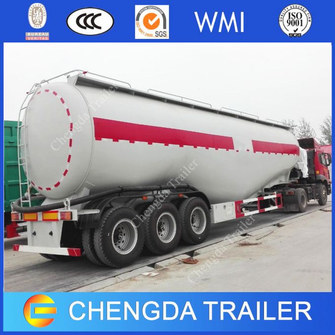 Factory Cheap 3axles 70ton Bulk Cement Tanker Cargo Vehicle Trailer Images 1