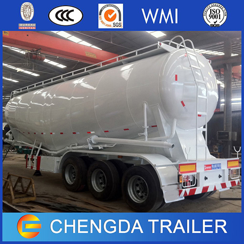 3axle 60cbm 70ton Cement Carrier Bulk Cement Cargo Semi Trailer 