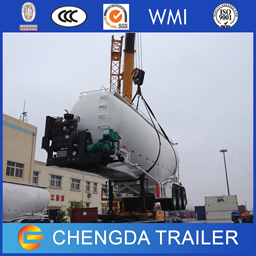 3 Axles 28cbm-60cbm Flyash Cement Bulker Truck Trailer for Sale 