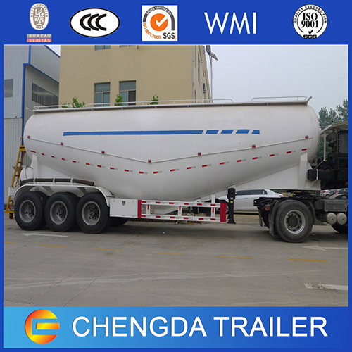 China Made Cheap New Used 3 Axles 50ton Banana Bulk Cement Tanker Trailer for Sale Images 1