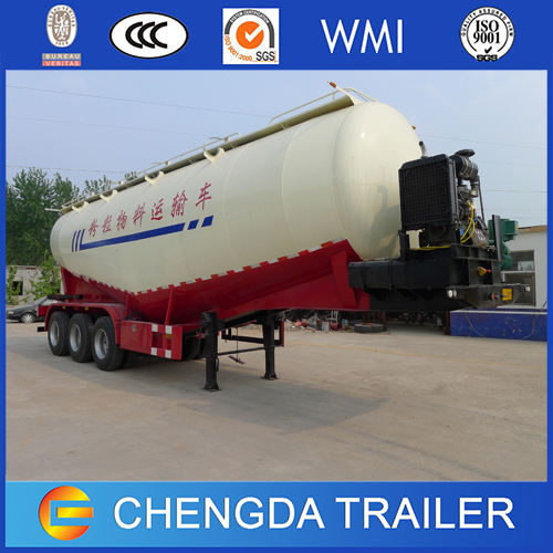 3 Axle 50cbm Bulk Cement Transportation Used Cement Bullet for Sale 