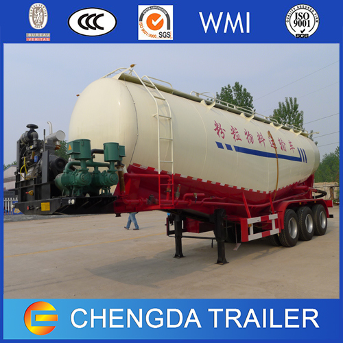 3 Axles 40cbm 50cbm Cement Bulker Bulk Cement Semi-Trailer Images 1