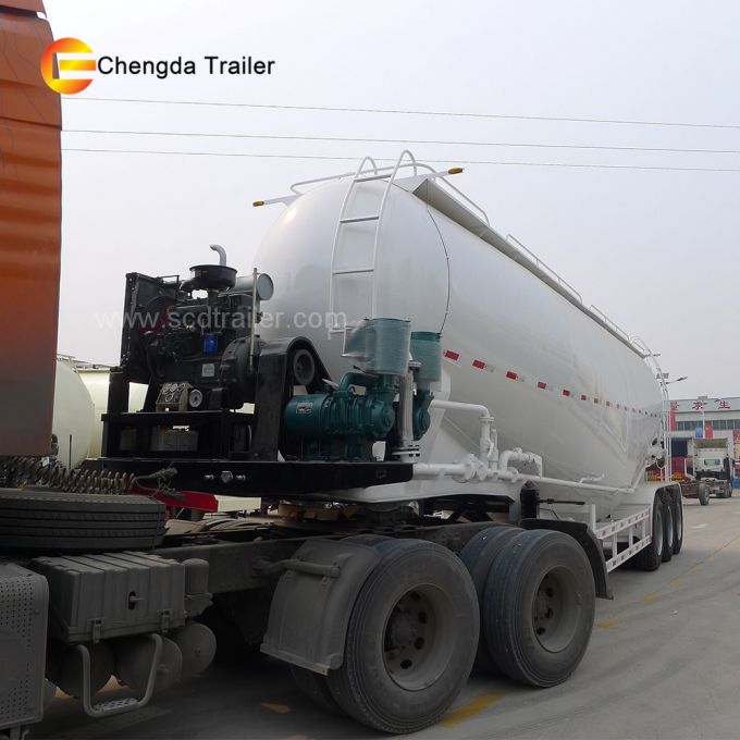 Factory Sale 35cbm 3 Axles Cement Trailer Images 1