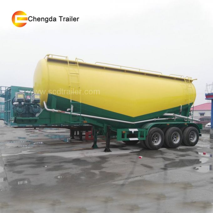 28cbm 40ton 3 Axles Bulk Cement Tanker Tanker Trailer Images 1