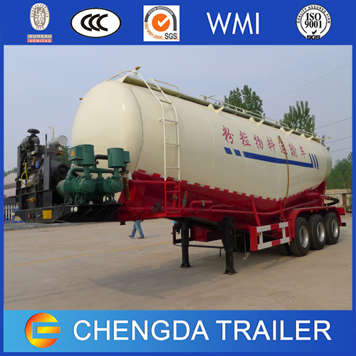 Cement Bulker, Cement Carrier, Cement Trailer, Cement Bulker Tank Trailer, Tri Axle 45cbm Bulk Cemen 