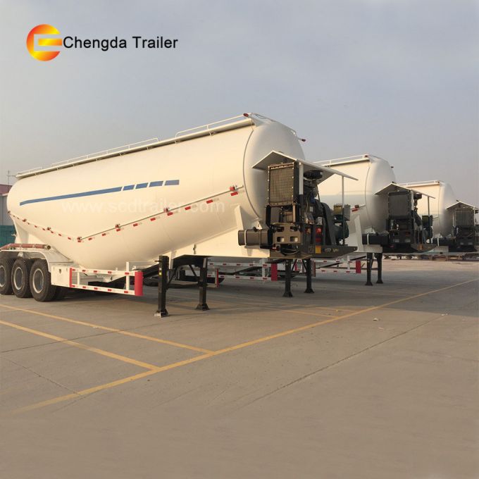 3 Axles 30cbm Cubic Meter Cement Silo Tanker Trailer 