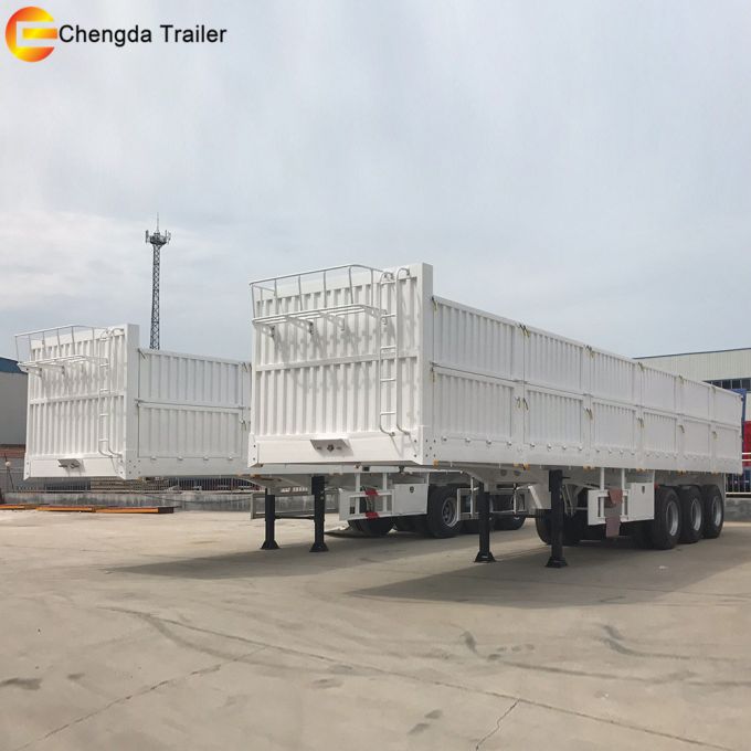 International Standard Side Wall Cargo Trailer with Best Price Images 1
