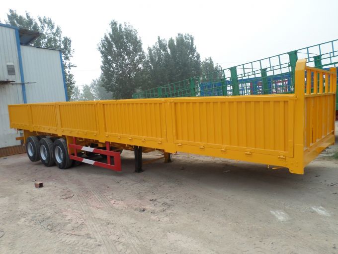 30t Side Wall Cargo Trailer, Fence Semi Trailer for Sale Images 1