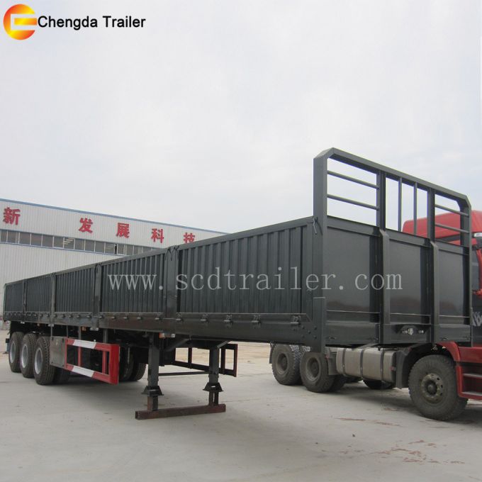 3 Axle 50t Cargo Semi Trailer for Sale 