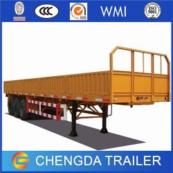 40FT 40tons Cargo Trailer Sidewall Semi-Trailer Flatbed Semi Trailer