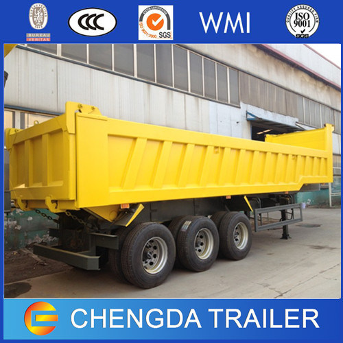 Sinotruk 80t Tri Axle Heavy Duty Tipper Truck Trailer 