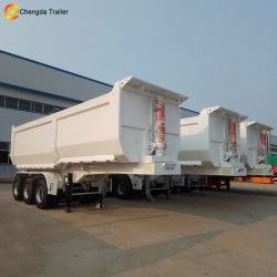 3 Axle Dumper Semi Trailer, Tipper Truck Trailer