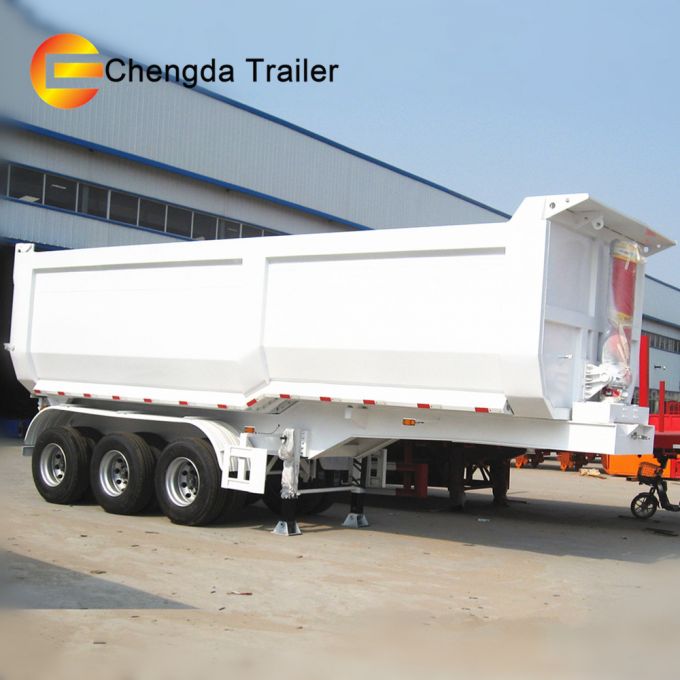 40cbm Hydraulic Cylinder Tipper Dumper Semi Trailer for Sale Images 1