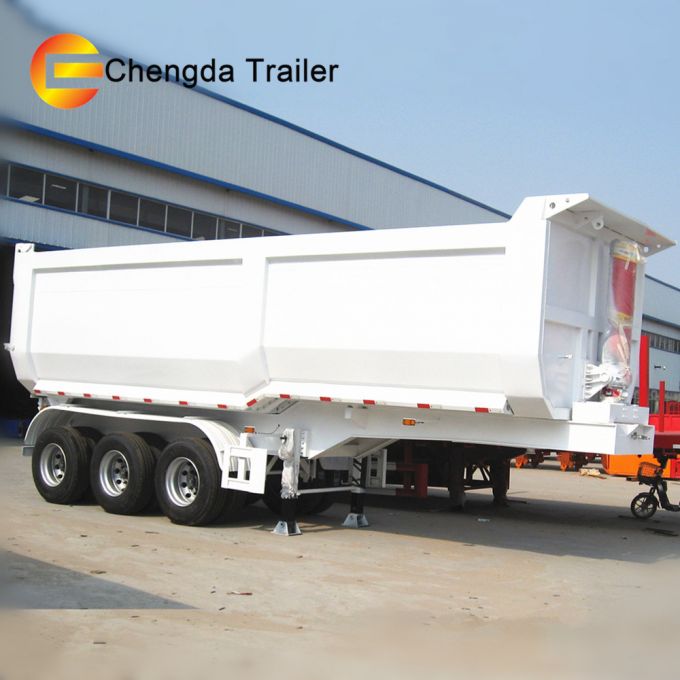 40cbm Hydraulic Cylinder Tipper Dumper Semi Trailer for Sale 