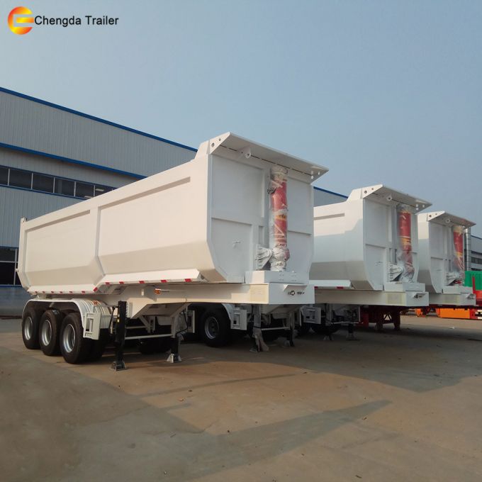 3 Axle Dumper Semi Trailer, Tipper Trailer for Sale Images 1