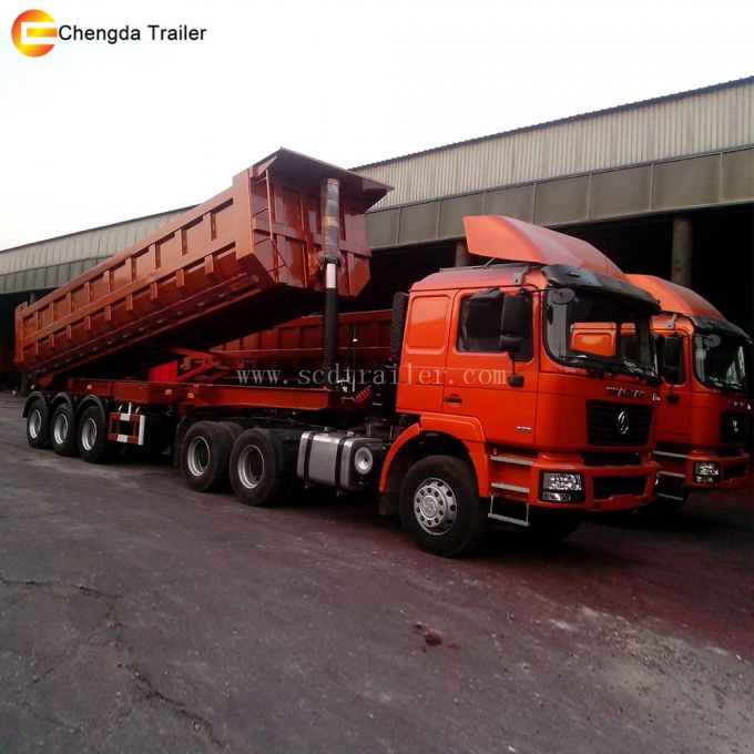 Best Price Dumper Semi Trailer 3 Axles Tipper 