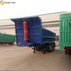 Tri Axle 60 Tons Rear Tipping Tipper Dump Trailer