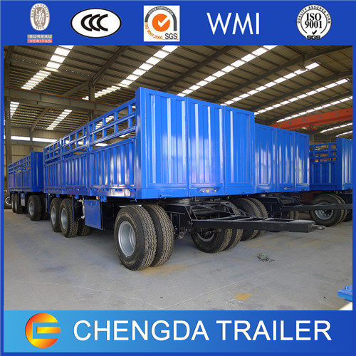 2 Axlebox Trailer Full Cargo Semi Trailer for Sale 