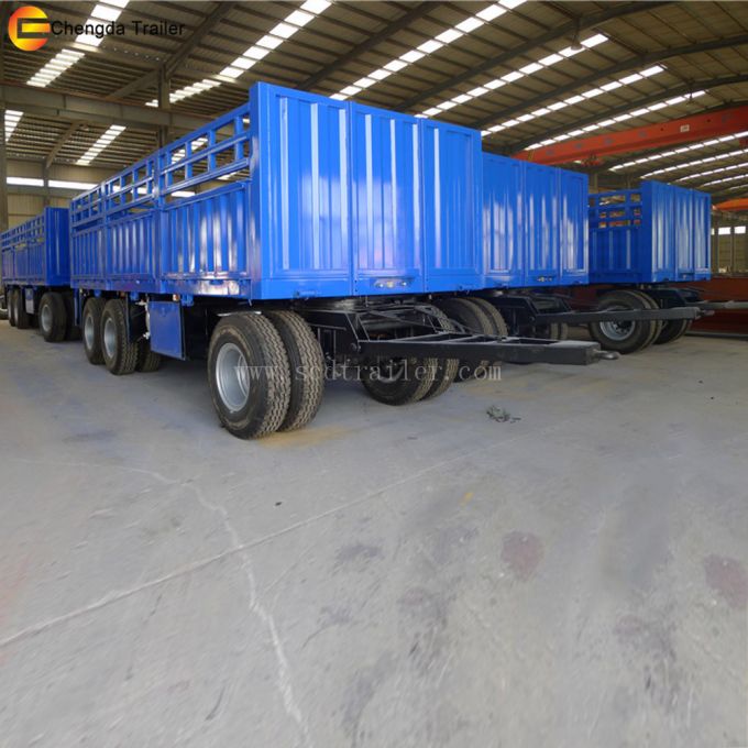 20ton 30ton Sale 2 Axles and 3 Axles Full Trailer Images 1