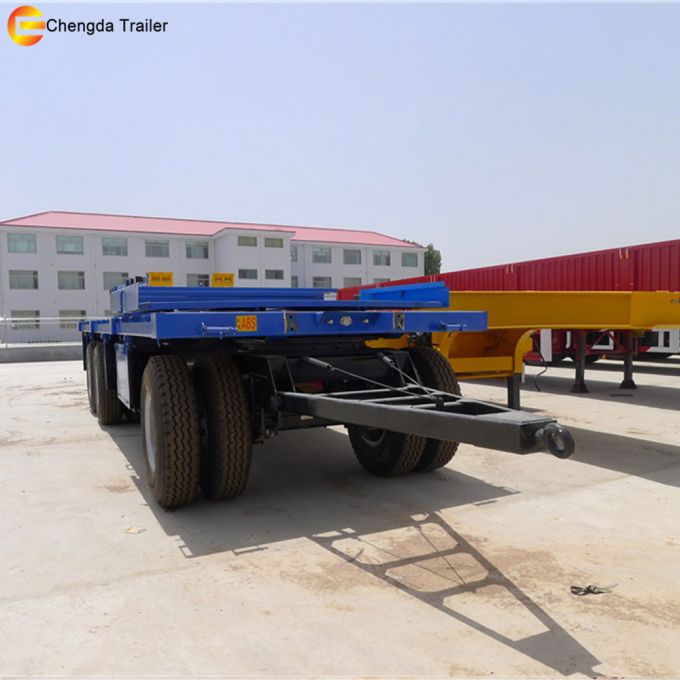 Utility Full Container Trailer, 30ton Flatbed Full Trailer Images 1