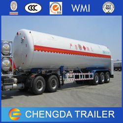 3 Axle 56-60cbm Liquefied Petroleum Gas LNG Trailer