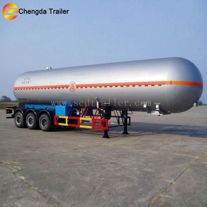 3 Axles Fuel Oil LPG LNG Tanker Semi Trailer 