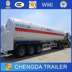 3axles 56200L LNG Tanker Semi Trailer for Sale