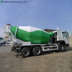 Sinotruk HOWO 7m3 8m3 10m3 Cement Mixing Concrete Mixer Truck