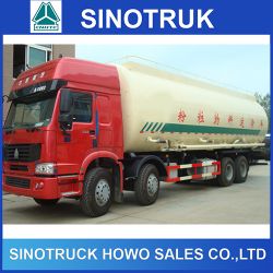 Sinotruck 8X4 HOWO Cement Tank Truck Price for Sale