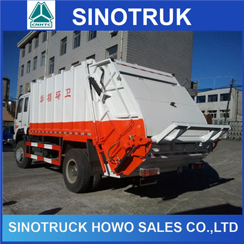 12cbm HOWO 4X2 Compactor Garbage Truck for Sale 