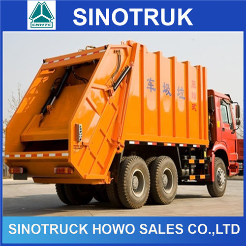 Sinotruk HOWO Compression Rear Loader Garbage Truck for Sale 