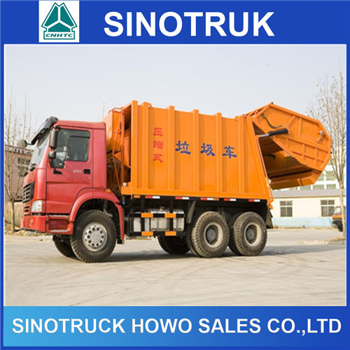 2015 Garbage Truck, Sinotruk HOWO 6X4 Compactor Garbage Truck 