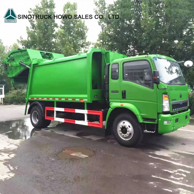 HOWO 16m3 12m3 Compressed Waste Garbage Compactor Truck for Sale 