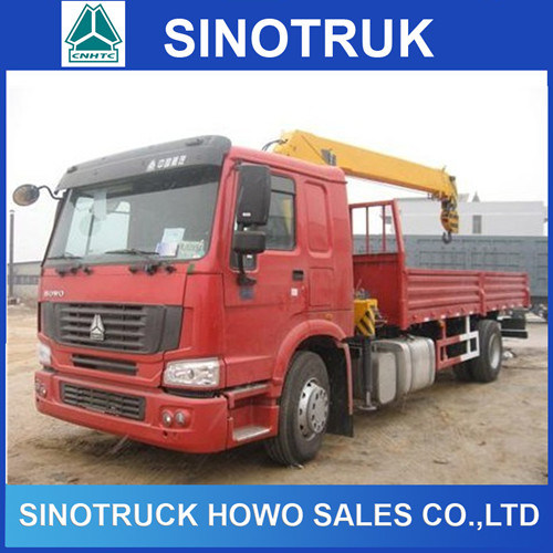 Sino Truck HOWO 6X4 8tons Truck Mounted Crane Lorry for Sale 