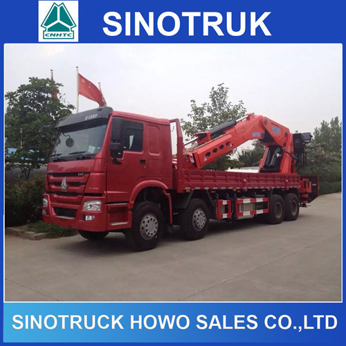 Sinotruk Self Loading Mobile Truck Mounted Crane for Sale 
