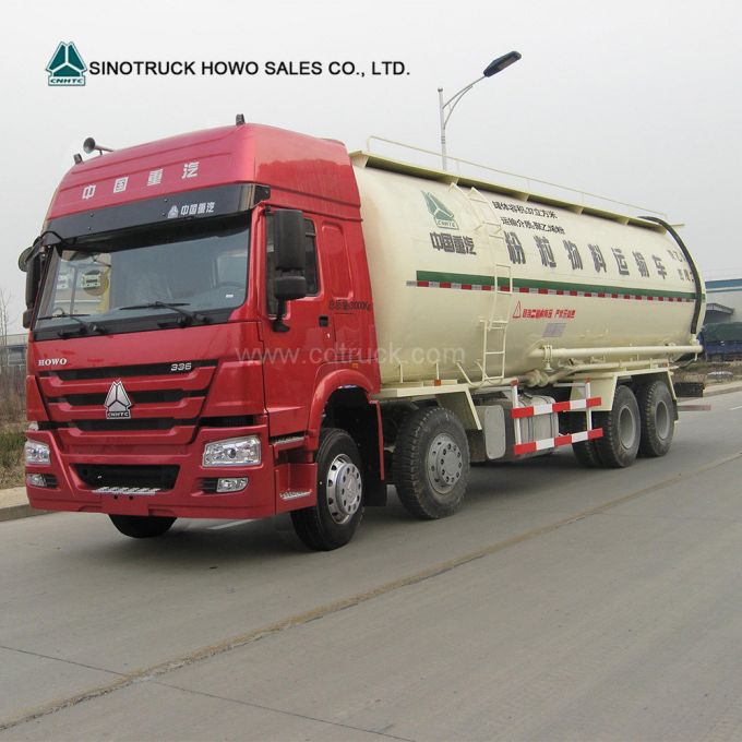 Sinotruck HOWO Brand Hot Selling 8X4 45m3 Bulker Cement Truck 